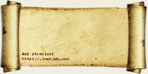 Kristina Vesović vizit kartica